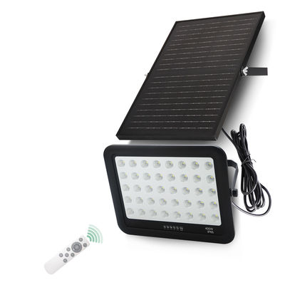 ไฟ LED เซ็นเซอร์พลังงานแสงอาทิตย์ 300w 400w 500w ABS โคมไฟสปอร์ตไลท์ LED พลังงานแสงอาทิตย์