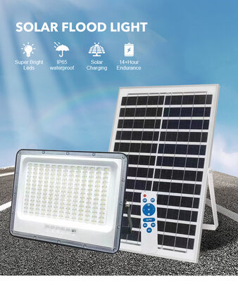 ไฟพลังงานแสงอาทิตย์รักษาความปลอดภัยอะลูมิเนียมหล่อกันน้ำกำลังสูง ลูเมนสูง เหมาะสำหรับโครงการ