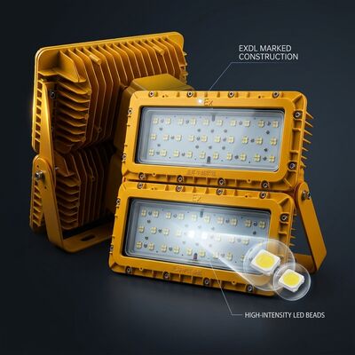 LUMILEDS LM-80 600W ไฟฟ้า LED กันระเบิด ATEX Ex db mb IIb T6 72000LM IP65 แผ่นดินใหญ่ ไฟฟ้าอันตราย